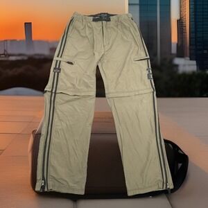 A.P.C.O Convertible Cargo Tactical Pants Men XL Tan Utility Hip Hop Outdoors Vtg